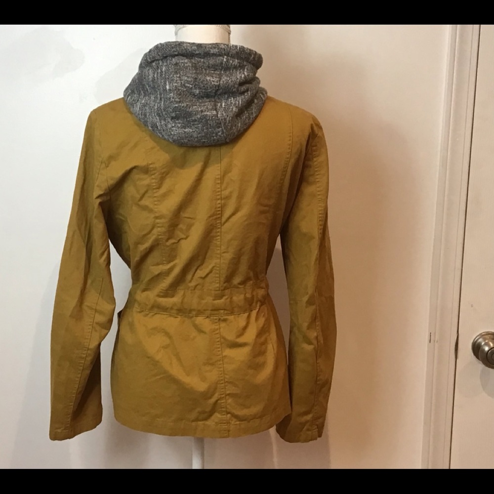 2SABLE MILITARY ANORAK MUSTARD HOODIE JACKET LG - Picture 5 of 15